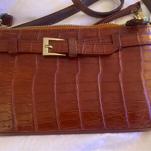 Genuine Crocodile Crossbody Bag